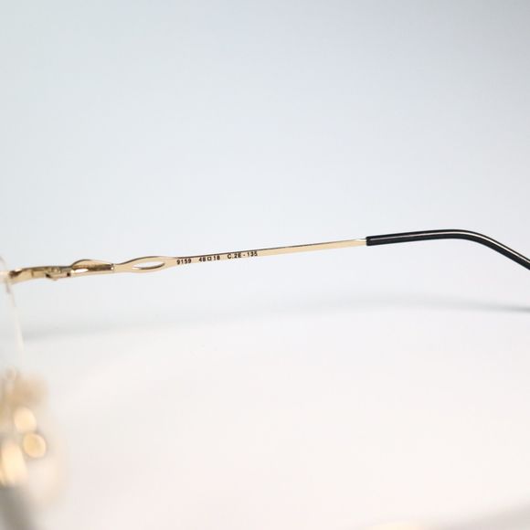 Diva petite Eastern States 9159 48-18 135 C-2.E eyeglasses gold half rim N14
